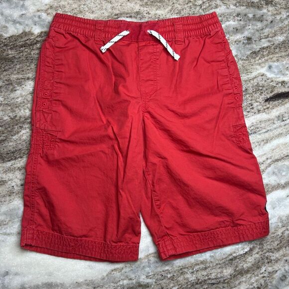 POLO Ralph Lauren, Red Elastic Waist Drawstring Shorts 100% Cotton, Boys 14 - Picture 3 of 16